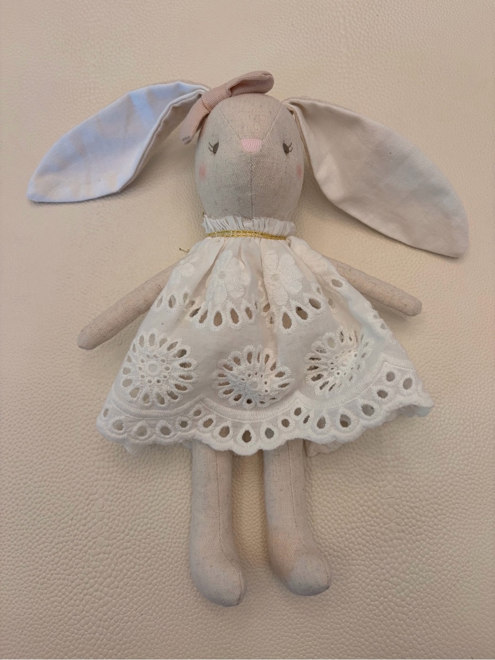 Alimrose Baby Broderie Bunny, like new